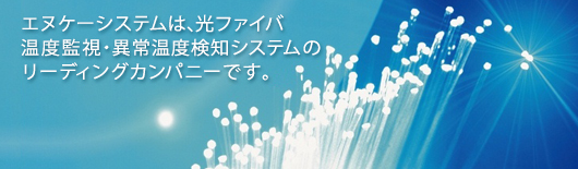 エヌケーシステムは、光ファイバ温度監視・異常温度検知システムのリーディングカンパニーです。